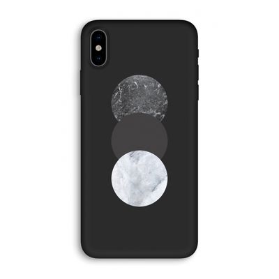 Marmeren cirkels: iPhone X Biologisch afbreekbaar hoesje