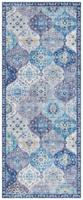 Hanse Home - Carpet Kashmir Ghom in Oriental-Optic Denim Blue - 80x200 cm Hanse Home - Carpet Kashmir Ghom in Oriental-Optic Denim Blue - 80x200 cm