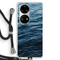 Oceaan: Huawei P50 Pro Transparant Hoesje met koord