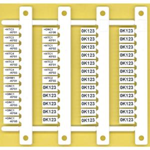 Finder 060.48 Markeerlabel Wit 48 stuk(s)