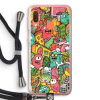 Vexx City: Samsung Galaxy A20e Transparant Hoesje met koord