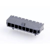 Molex 436500800 Male header, inbouw (standaard) Totaal aantal polen: 8 Rastermaat: 3 mm Inhoud: 1 stuk(s) Tray