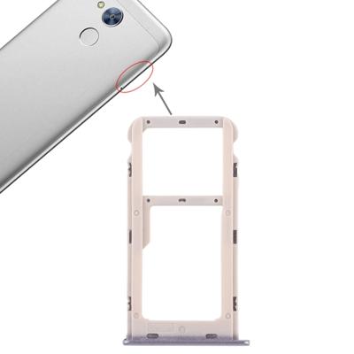 SIM-kaart lade + SIM-kaart lade/micro SD-kaart lade voor Huawei Honor 6A (grijs)