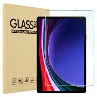 Samsung Galaxy Tab S9 FE+ Screenprotector van gehard glas - 9H - Case Friendly - Doorzichtig