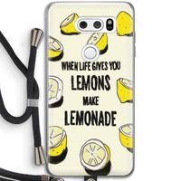 Lemonade: LG V30 Transparant Hoesje met koord