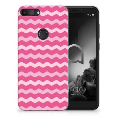 Alcatel 1S (2019) | TPU bumper | Waves Pink