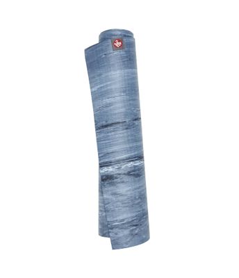Manduka eKO Yogamat Rubber Blauw 5 mm - Ebb - 200 x 66 cm