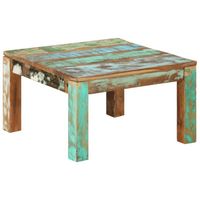 vidaXL Salontafel 60x60x35 cm massief gerecycled hout - thumbnail