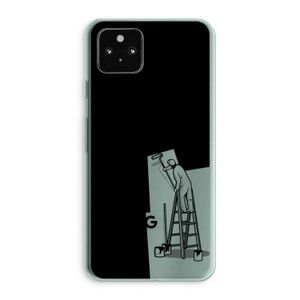 Musketon Painter: Google Pixel 5a 5G Transparant Hoesje