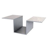 Aluminium zetwerk 3 mm - per m²