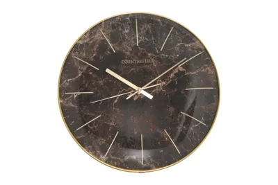 Wandklok ro Bellamy bruin marmer