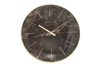 Wandklok ro Bellamy bruin marmer
