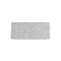 Storke Edge staand badmeubel 120 x 52 cm mat wit met Tavola enkel of dubbel wastafelblad in mat wit/zwart terrazzo - thumbnail