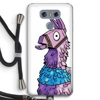 Lama: LG G6 Transparant Hoesje met koord