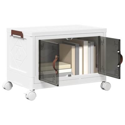Opbergbox stapelbaar met wielen 28 L 48x29,5x33 cm