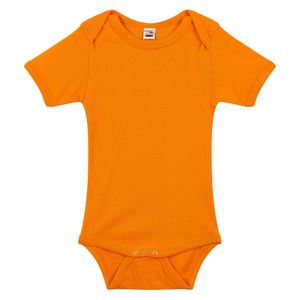 Basic rompertje oranje voor babys 92 (18-24 maanden)  -