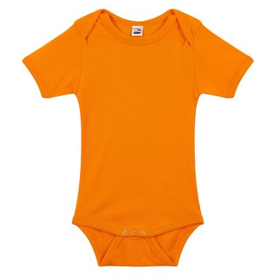 Basic rompertje oranje voor babys