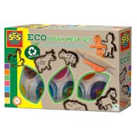 SES eco klei mega set - 7 kleipotjes