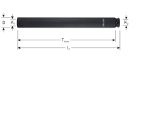 Rotec Krachtdop | Binnenvierkant 1/2" | Extra lang | L=310 | SW 24 - 842.3024