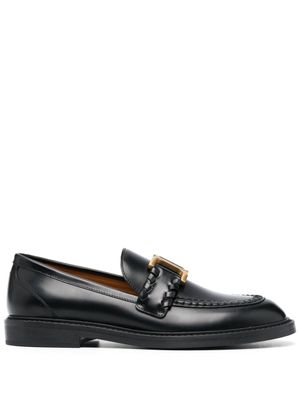 Chloé mocassins Marcie en cuir - Noir