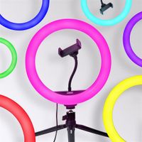 DÖRR Vlogging Kit VL-26 RGB LED-ringlamp Aantal LEDs: 130 - thumbnail