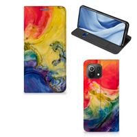 Bookcase Xiaomi 11 Lite NE 5G | Mi 11 Lite Watercolor Dark - thumbnail