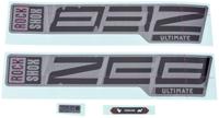 ROCKSHOX Decal set rs zeb ult. black