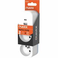 2-voudige Stekkerdoos met Schakelaar QUARX 3680 W