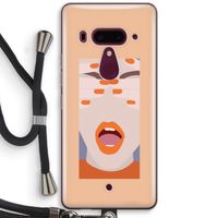 Surprise: HTC U12+ Transparant Hoesje met koord