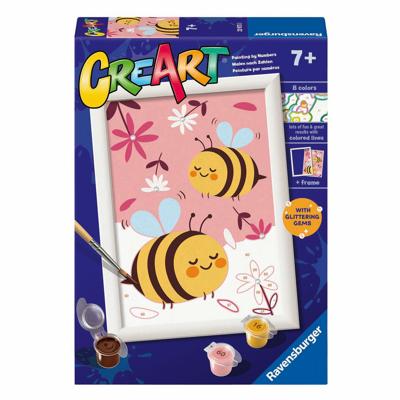 Ravensburger Creart schilderen op nummer - vrolijke bijen
