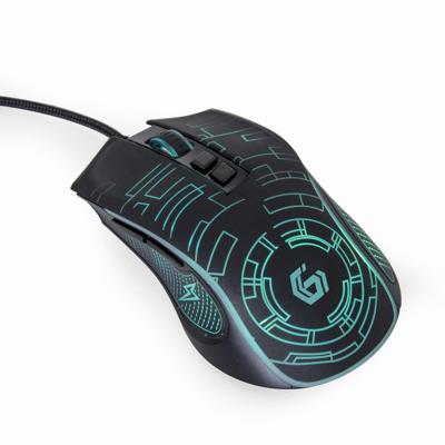 Gembird MUSG-RGB-01 muis Rechtshandig USB Type-A 3600 DPI
