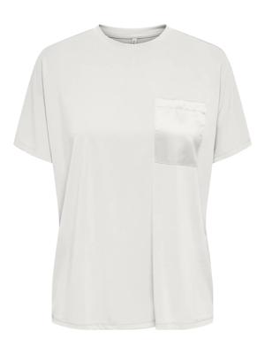 Only Onlfree S/s Pocket Top Jrs Tops En Singlets Cloud Dancer