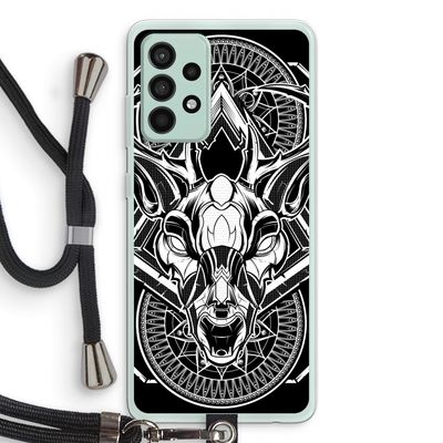 Oh Deer: Samsung Galaxy A52s 5G Transparant Hoesje met koord