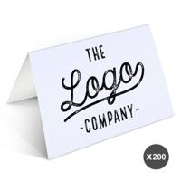 Zakelijke wenskaarten met foto - 200 dubbele kaarten