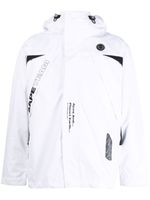 AAPE BY *A BATHING APE® veste matelassée à imprimé graphique - Blanc