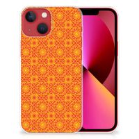 Apple iPhone 13 TPU bumper Batik Oranje - thumbnail