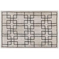 Beliani-TURHAL-Laagpolig vloerkleed-Beige-160 x 230 cm-Katoen