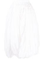 Comme des Garçons TAO jupe drapée à coupe mi-longue - Blanc
