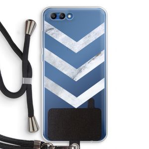 Marmeren pijlen: Honor 10 Transparant Hoesje met koord