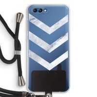 Marmeren pijlen: Honor 10 Transparant Hoesje met koord
