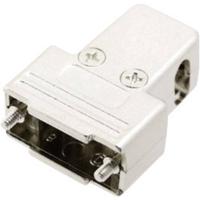 MH Connectors MHTRI-M-09-K 6550-0100-01 D-sub behuizing Aantal polen: 9 Kunststof, gemetalliseerd 180 °, 45 °, 45 ° Zilver 1 stuk(s) - thumbnail