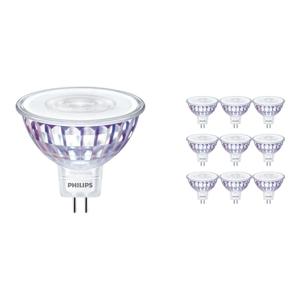 Voordeelpak 10x Philips Master Value LEDspot GU5.3 MR16 7.5W 660lm 36D - 940 Koel Wit | Beste Kleurweergave - Dimbaar - Vervangt 50W