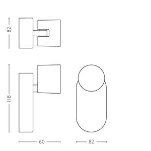 Philips WarmGlow LED Star plafond-/wandspot