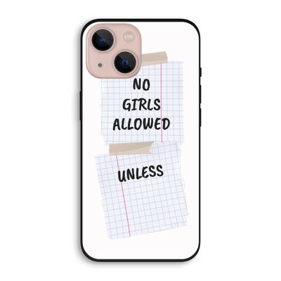 No Girls Allowed Unless: iPhone 13 Biologisch afbreekbaar hoesje