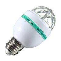 Disco lamp/licht - E27 fitting - roterend - 30 kleureffecten - thumbnail
