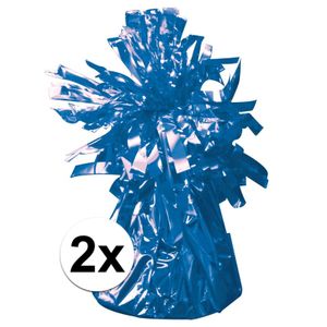 Blauwe ballongewichtjes 2 stuks
