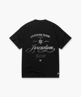 Jorcustom Handscript Loose Fit T-Shirt Heren Zwart - Maat L - Kleur: Zwart | Soccerfanshop