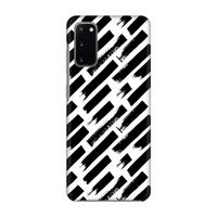 Zwarte vegen: Volledig geprint Samsung Galaxy S20 Hoesje