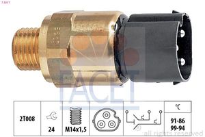 Temperatuurschakelaar, radiateurventilator 75617