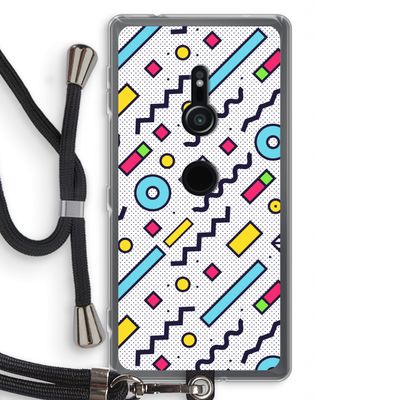 8-bit N°8: Sony Xperia XZ2 Transparant Hoesje met koord
